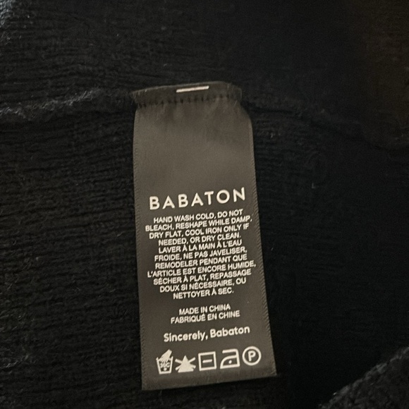 Aritzia Babaton Black Sweater Dress - Picture 2 of 3